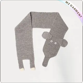 Kids Cartoon Elephant Scarf